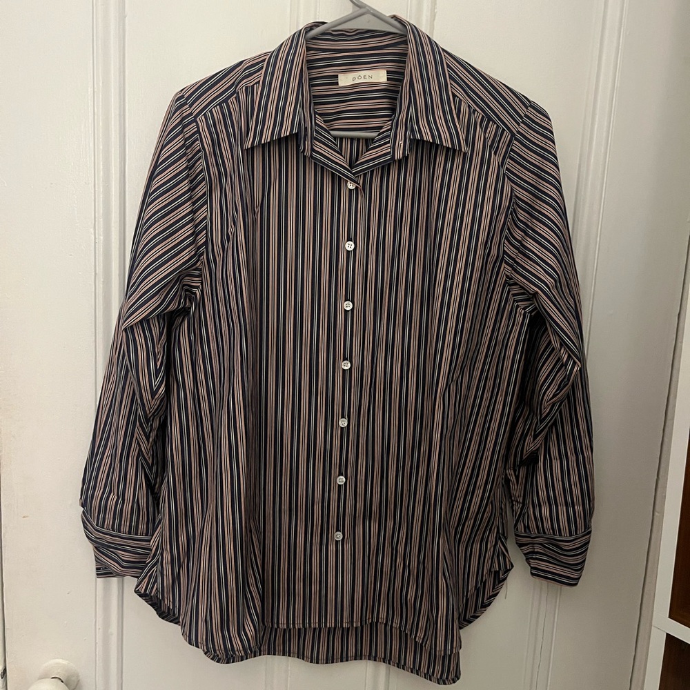 Doen striped button down